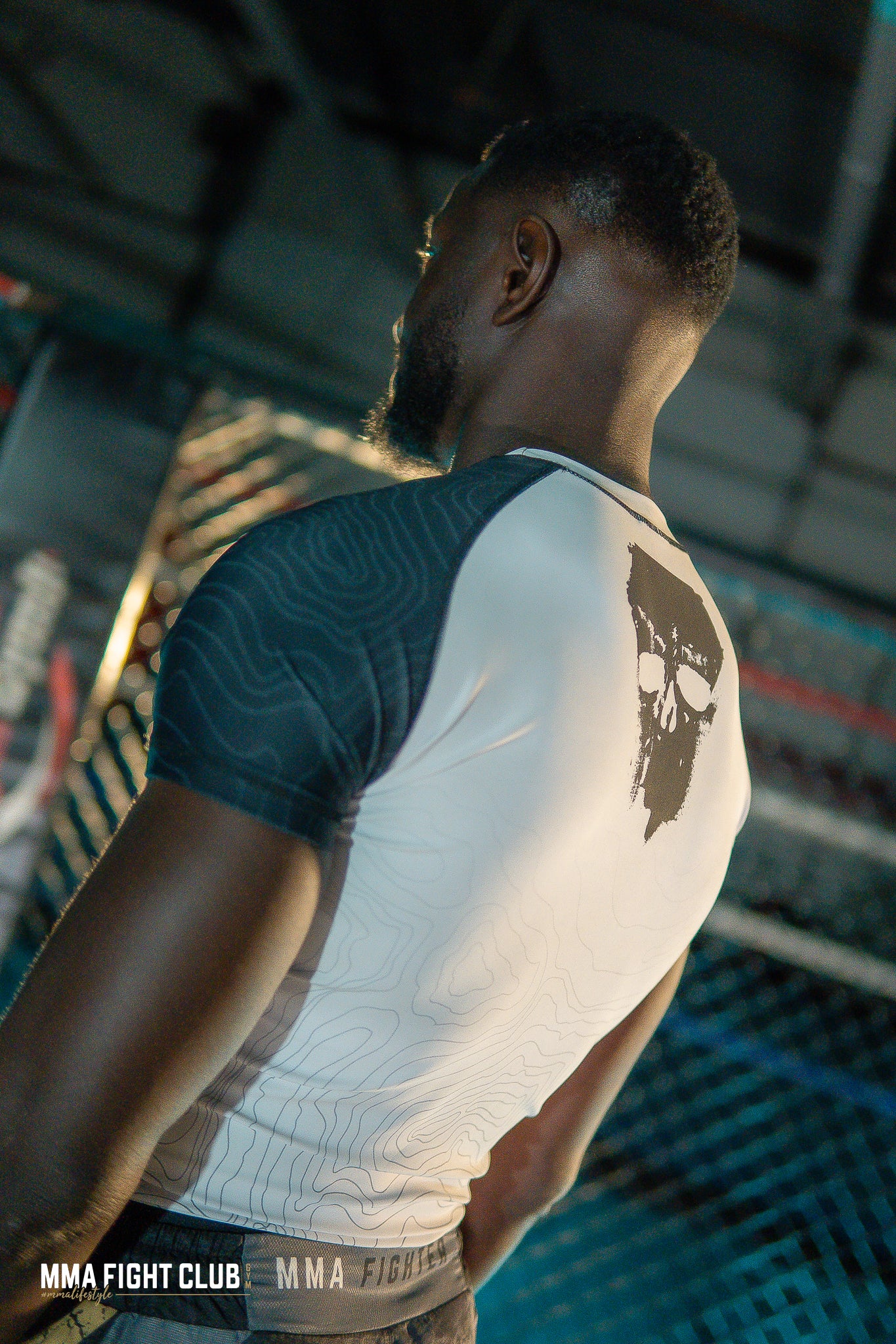 Rashguard à manches courtes blanc NEW COLLECTION