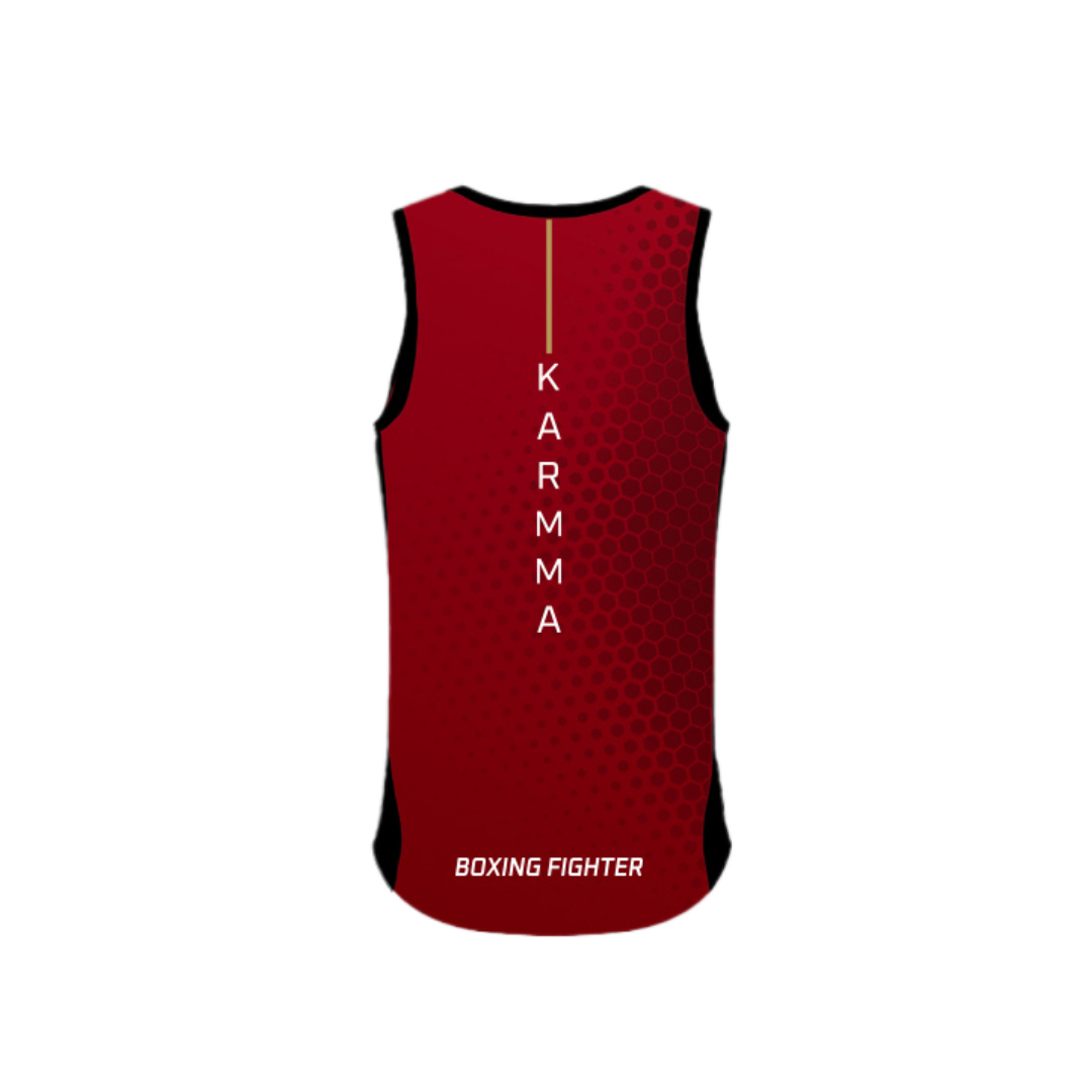 ENSEMBLE BOXE - ROUGE