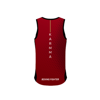 ENSEMBLE BOXE - ROUGE