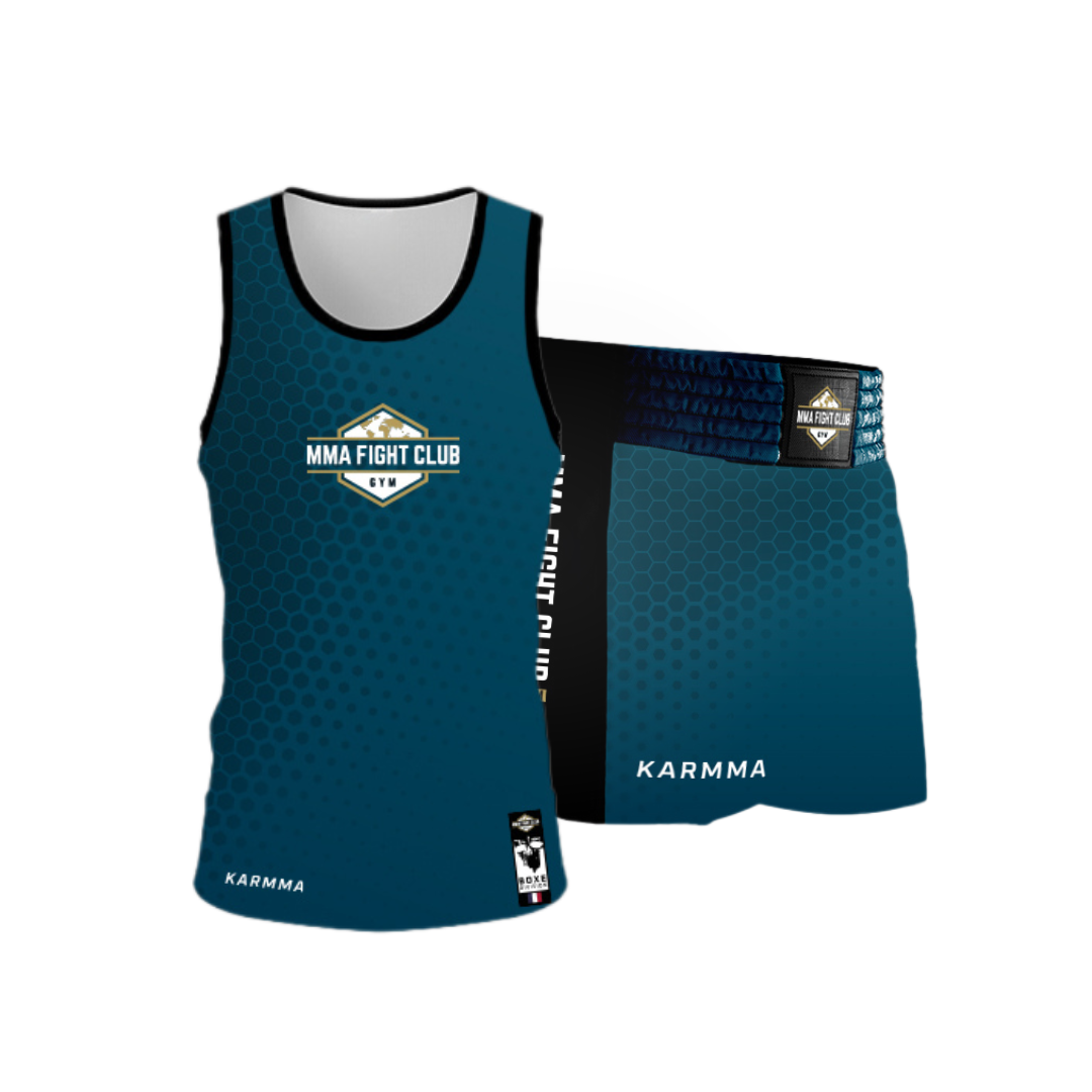 ENSEMBLE BOXE - BLEU