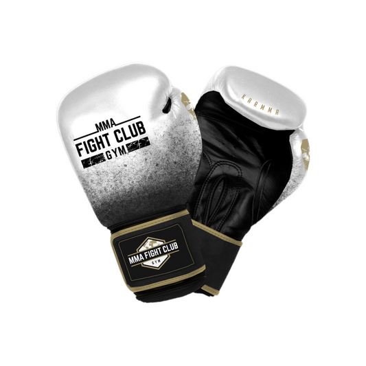 Gants de Boxe Blancs KARMMA