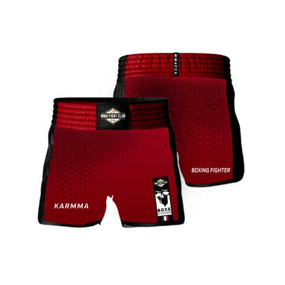 ENSEMBLE BOXE - ROUGE