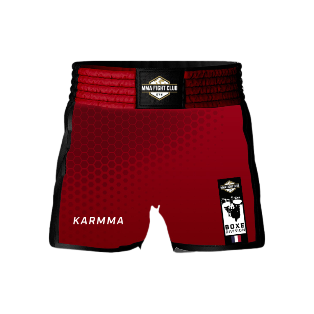 ENSEMBLE BOXE - ROUGE